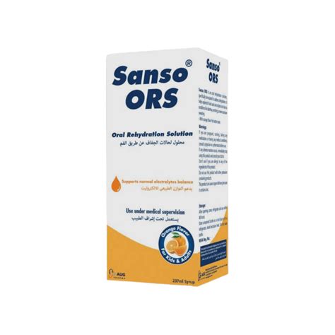 SANSO ORS 237ML SYRUP
