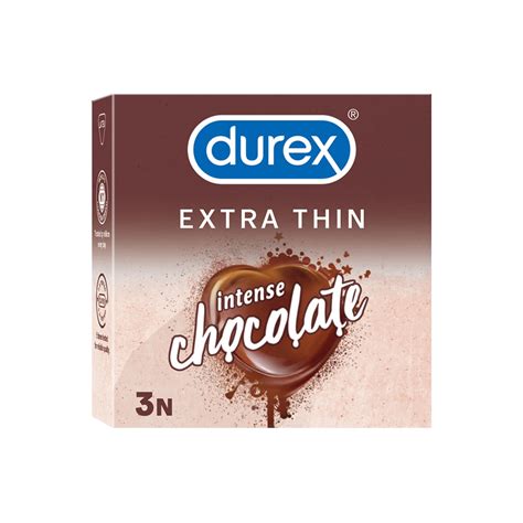 DUREX EXTRA THIN INTENSE CHOCOLATE 3PCS %%