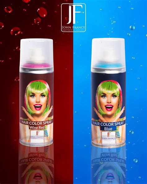 JOHN FRANCE HAIR COLOR SPRAY (BLUE) 150ML