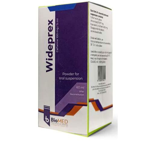 WIDEPREX 100MG 5ML SUSP. 60ml--