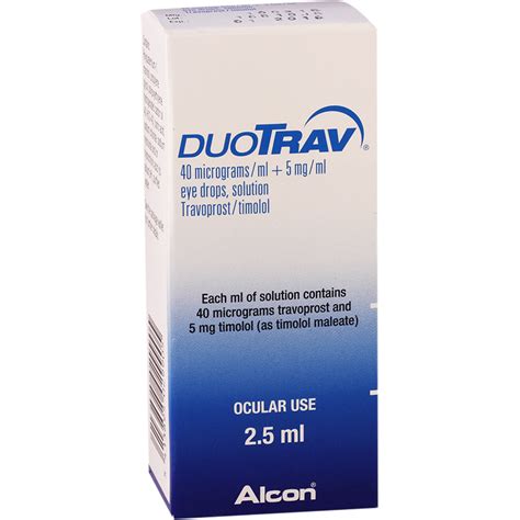 DUOTRAV OPTHALMIC SOLUTION 2.5ML --