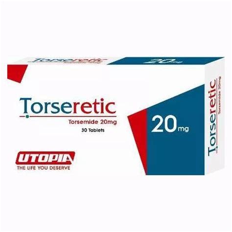 TORSERETIC 20 MG 30 TAB ---