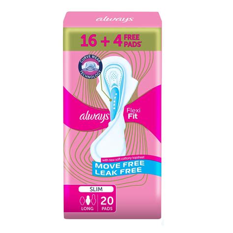 ALWAYS FLEXI FIT SLIM LONG 20 PAD 1+1 OFF (1028)