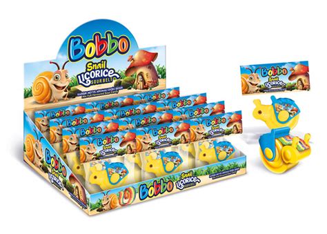 GUM BOBBO SNAIL LICORICE SOUR BELT 30G