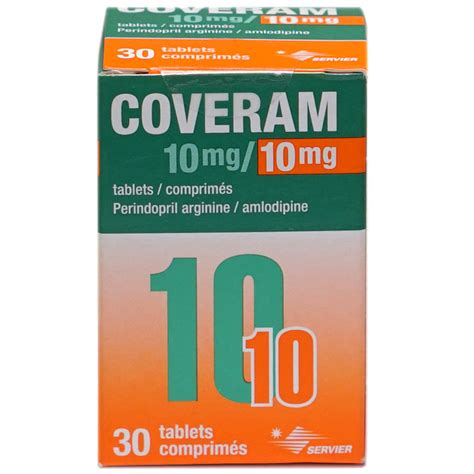 COVERAM 10MG 10 MG 30 TAB ---
