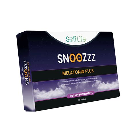 SOFILIFE -- SNOOZZZ MELATONIN PLUS 60TAB