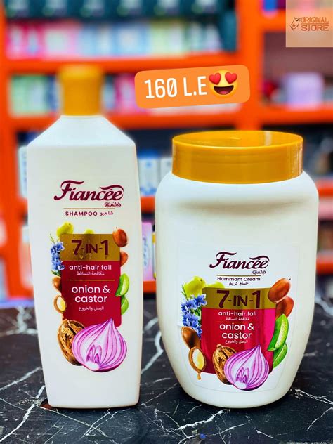 FIANCEE SHAMPOO ONION&CASTOR 340ML