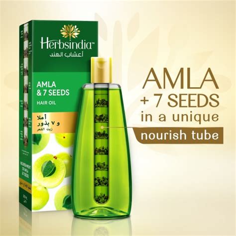 HERBSINDIA HAIR OIL AMLA & 7 SEEDS 180G