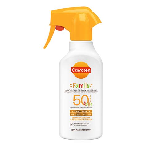 CARROTEN FAMILY SPRAY BODY MILK SPF 50 270ML