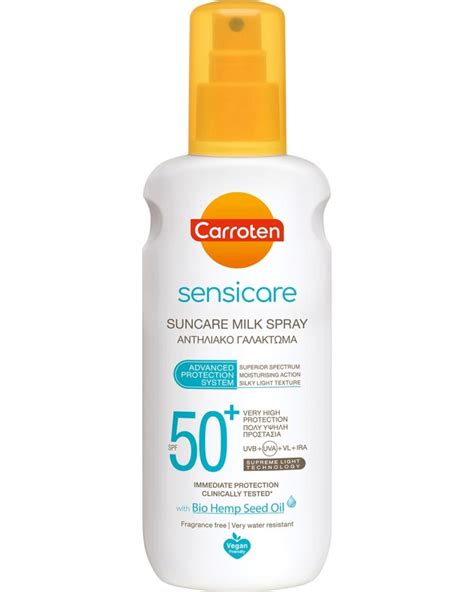 CARROTEN SENSITIVE SUNCARE MILK SPRY SPF 50+ 200ML