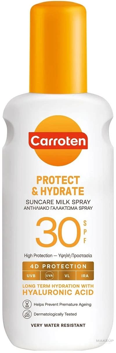 CARROTEN PROTECT & HYDRATE SUNCARE MILK SPRAY SPF 30+ 200ML