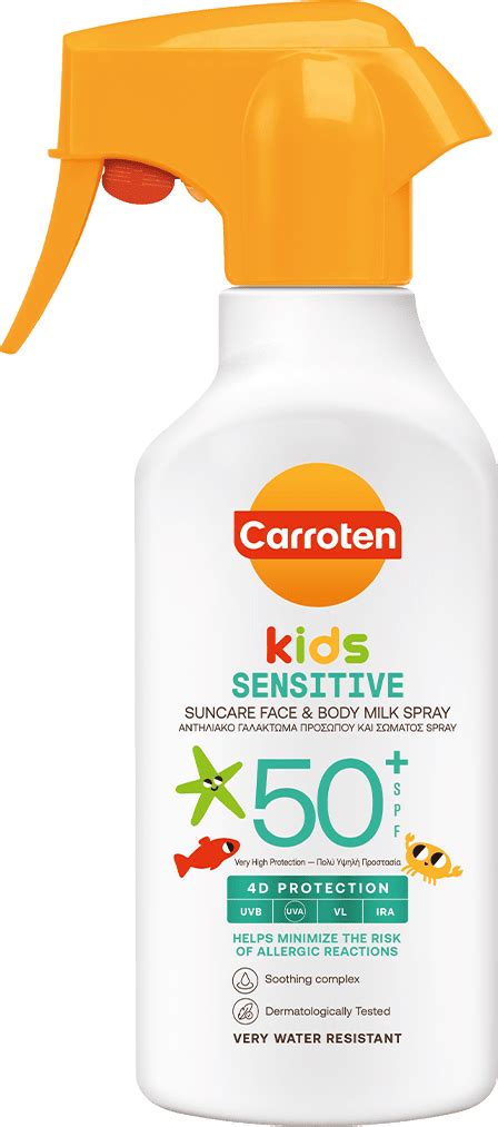 CARROTEN KIDS SENSITIVE MILK SUN SPF50 SPRAY 270ML