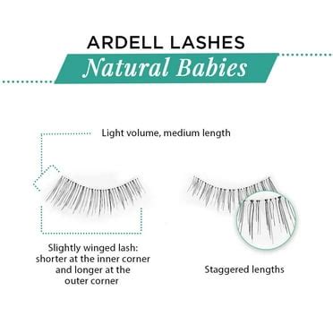 ARDELL NATURAL MULTIPACK LASHES BABIES BLACK 4865