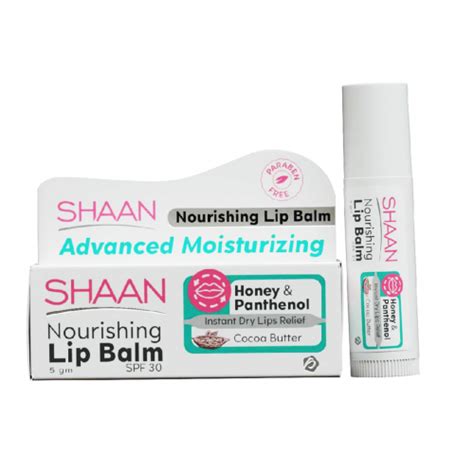 SHAAN NOURISHING LIP BALM 5GM