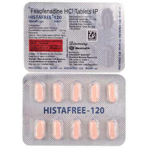 HISTAFREE 120MG 10 TAB --