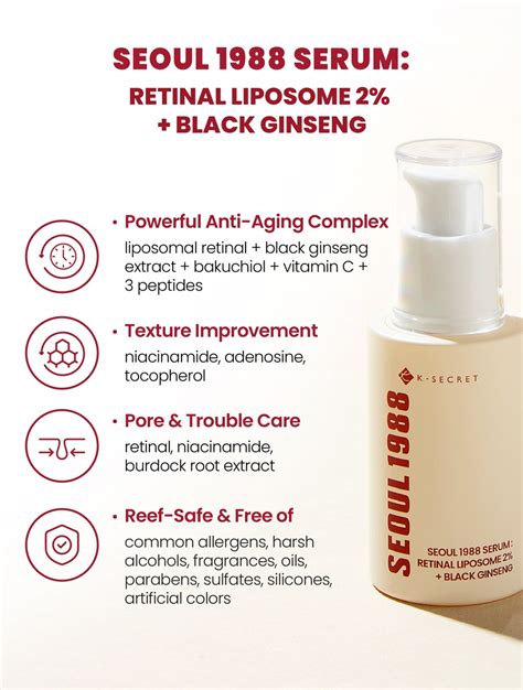 K-SECRET SEOUL 1988 SERUM RETINAL LIPOSOME 30ML