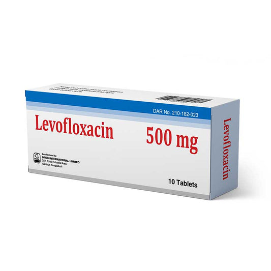LEVOFLOXACIN-EVA 500 MG 10 FCTAB --