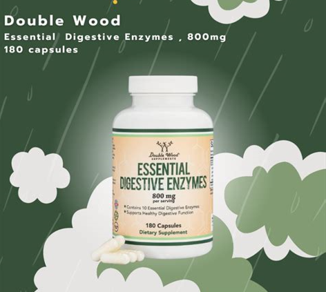 DOUBLE WOOD ENZYME 800MG 180 GUM