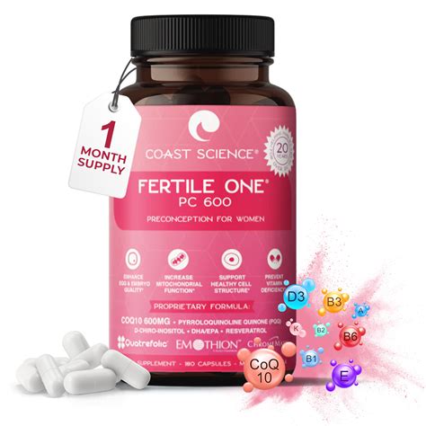 COAST SCIENCE FERTILE ONE PC 600 180CAP