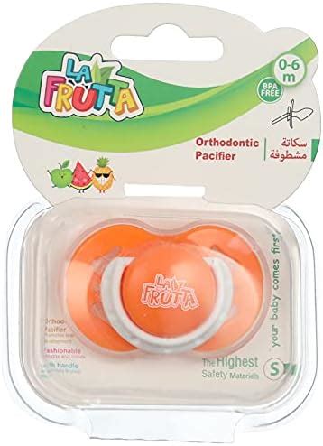 LA FRUTTA ORTHODONTIC PACIFIER 6-18M(2670) Beveled Pacifier