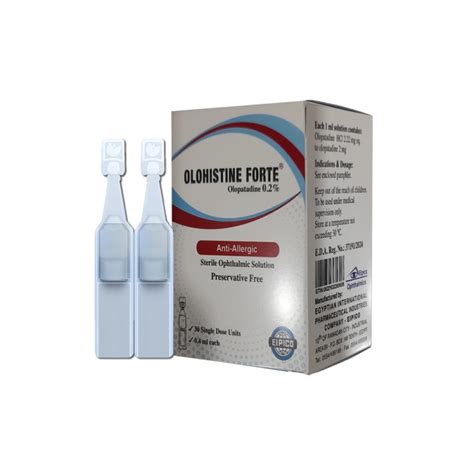 OLOHISTINE FORTE .02% EYE DROP SINGLE DOSE 30UNIT