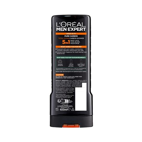 LOREAL MEN EXPERT PURE CARBON SHOWER GEL 400ML