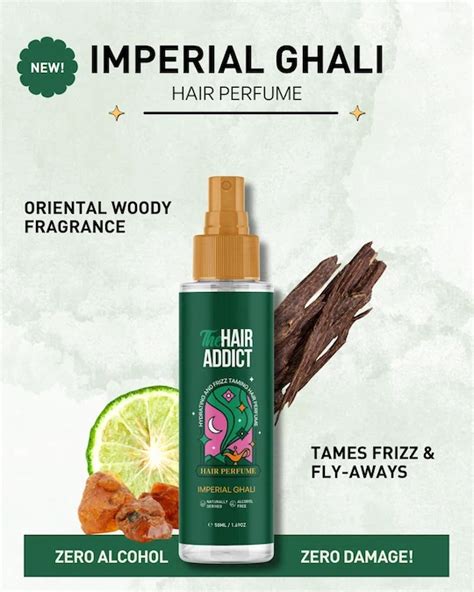 THE HAIR ADDICT HAIR PERFUME AMBER SPICE 50ML