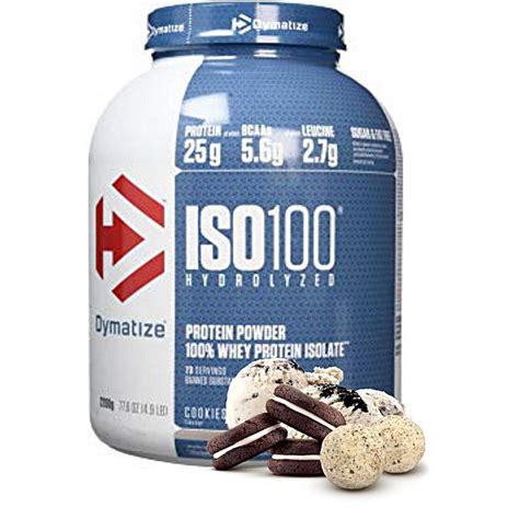 DYMATIZE ISO 100 COOKIES & CREAM 74 SERVINGS 5 LB 2.3KG