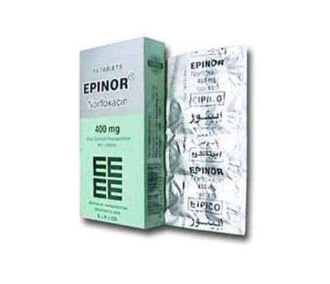 EPINOR (NOROXIN)400 MG 14 TAB --