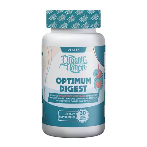 ORGANIC NATION OPTIMUM DIGEST 30 CAP