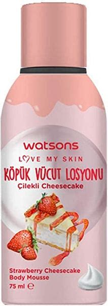 WATSONS BODY MOUSSE STRAWBERRY CHEESECAKE 75ML %%