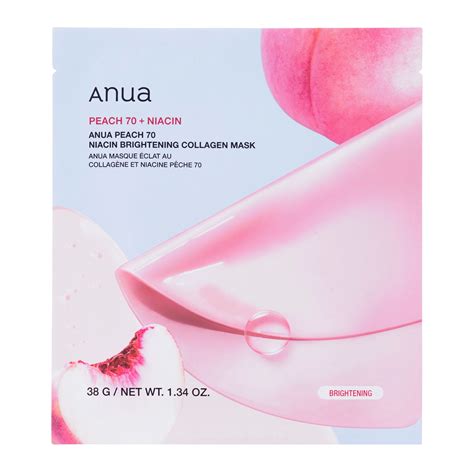 ANUA MASK PEACH 70 NIACIN BRIGHTENING COLLAGEN 38G