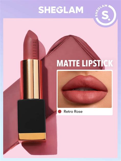 SHEGLAM MATTE ALLURE LIPSTICK (RETRO ROSE) 2G