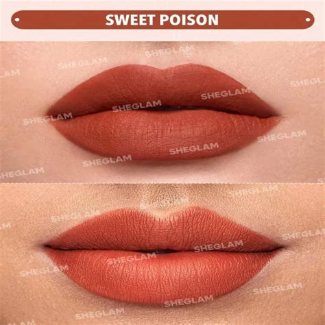 SHEGLAM MATT ALLURE LIQUID LIPSTICK (SWEET POISON)3.1G
