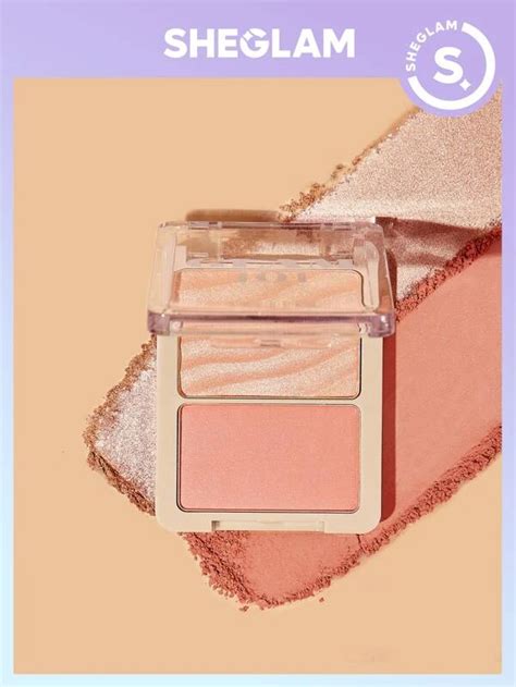 SHEGLAM HYBRID HIGHLIGHTER&BLUSH DUO (ST TROPEZ)