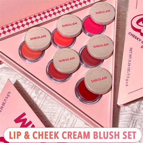SHEGLAM APRICOT DREAM CHEEK LIP CREAM STACK