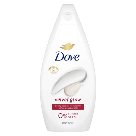 DOVE BODY WASH VELVET GLOW 450ML%