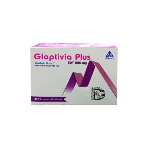 GLAPTIVIA PLUS 50 MG 1000 MG 30TAB