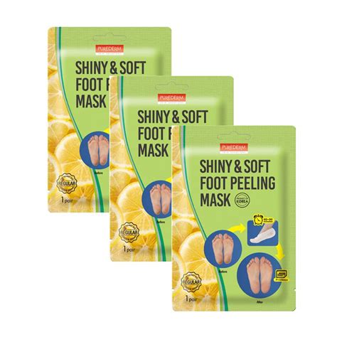 PUREDERM SHINY&SOFT FOOT PEELING MASK 1 PAIR %%