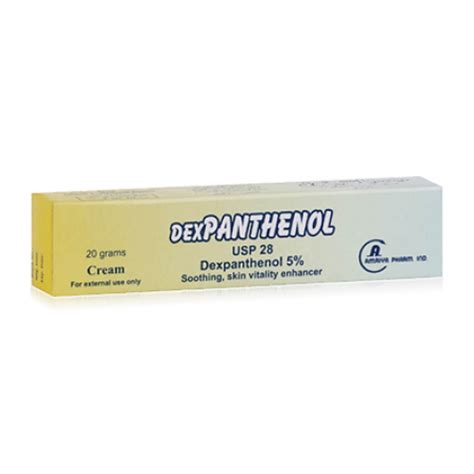 PANTHENOL 5% TOPICAL CREAM 20 GM