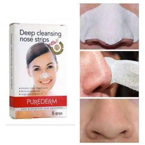 PUREDERM DEEP CLEANSING NOSE STRIPS 6 PCS %%