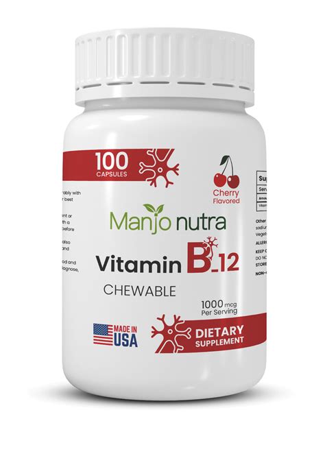 MANJO NUTRA VITAMIN B12 100TAB